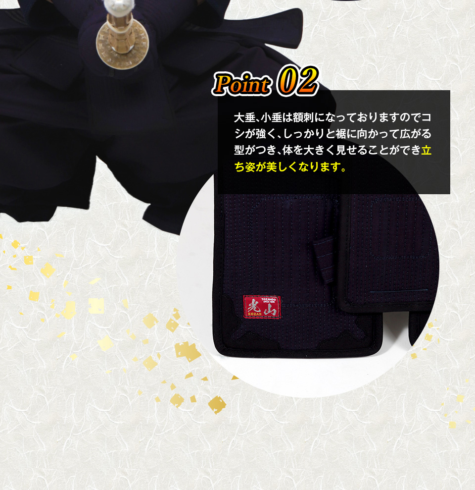 「光山 -KOZAN-」8ｍｍ織刺剣道防具 セット