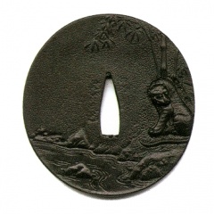 名有鍔 無名鍔2枚セット 國廣 値下げ⭕ 薩摩虎鍔居合道,鍔| 東山堂